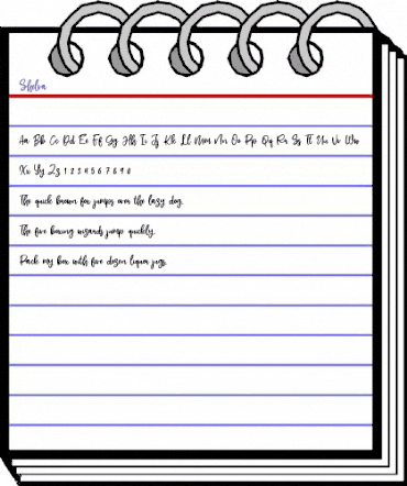 Shelva Regular animated font preview Shelva Regular animated font preview