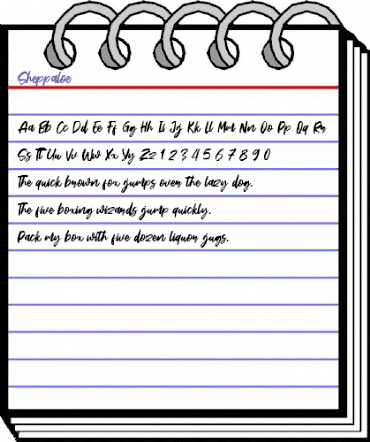 Sheppaloe Regular animated font preview Sheppaloe Regular animated font preview