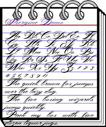 Shergine Demo Regular animated font preview Shergine Demo Regular animated font preview