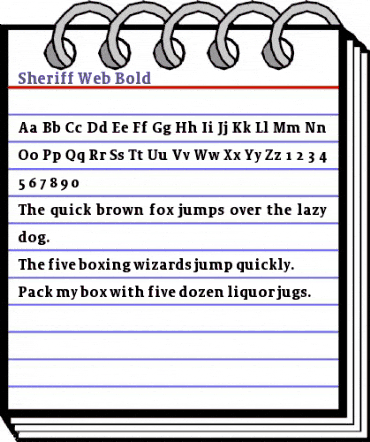 Sheriff Web-Bold Regular animated font preview Sheriff Web-Bold Regular animated font preview