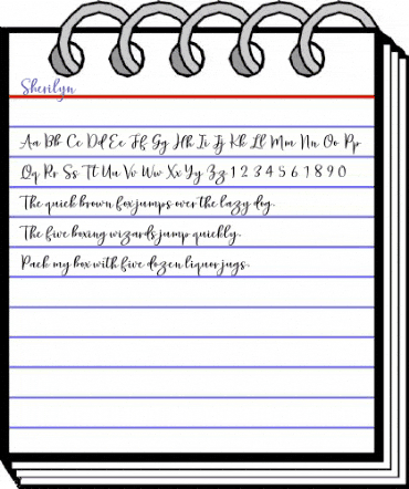 Sherilyn Regular animated font preview Sherilyn Regular animated font preview