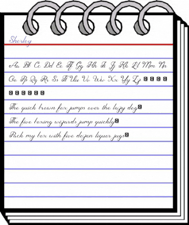 Sherley Regular animated font preview Sherley Regular animated font preview