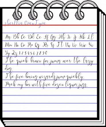 sherllia Regular animated font preview sherllia Regular animated font preview