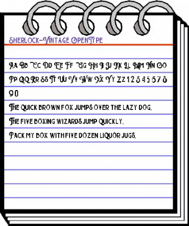 Sherlock Vintage animated font preview Sherlock Vintage animated font preview