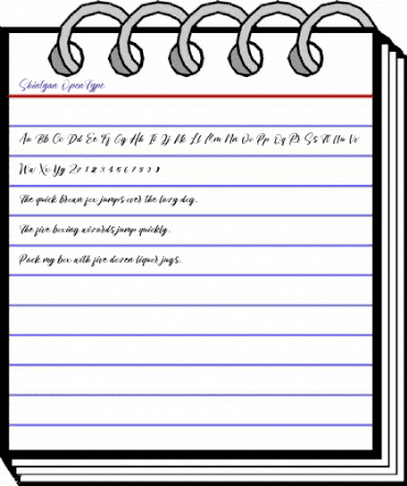 Shintyan Regular animated font preview Shintyan Regular animated font preview