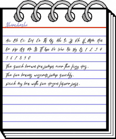 Shirahoshi Regular animated font preview Shirahoshi Regular animated font preview