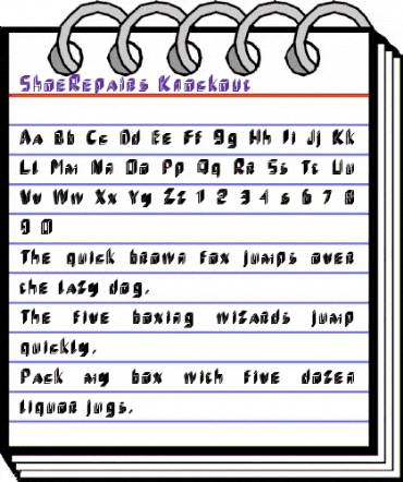 ShoeRepairs Regular animated font preview ShoeRepairs Regular animated font preview