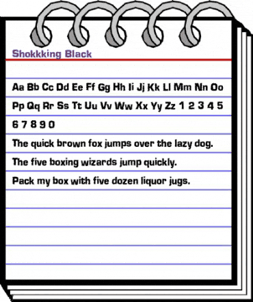 Shokkking Medium animated font preview Shokkking Medium animated font preview