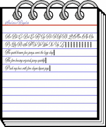 Sholaria Regular animated font preview Sholaria Regular animated font preview