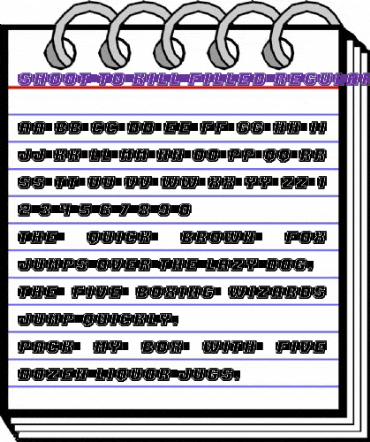 Shoot to Kill Filled Regular animated font preview Shoot to Kill Filled Regular animated font preview