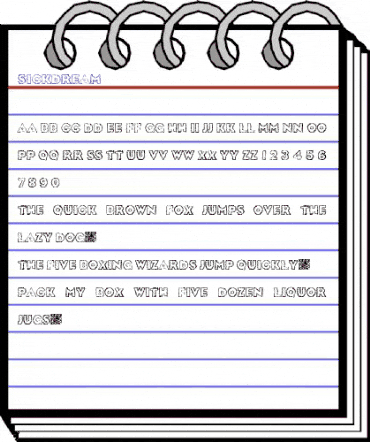 SickDream Regular animated font preview SickDream Regular animated font preview