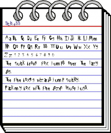 Sickness Regular animated font preview Sickness Regular animated font preview