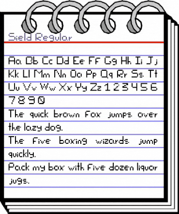 Sield Regular animated font preview Sield Regular animated font preview