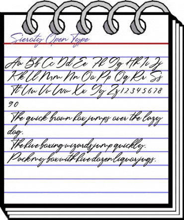 Sieroty Regular animated font preview Sieroty Regular animated font preview
