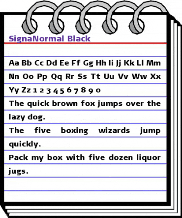 SignaNormal-Black Regular animated font preview SignaNormal-Black Regular animated font preview