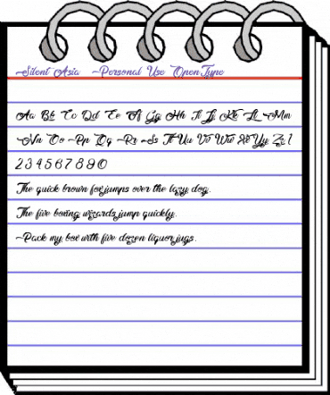 Silent Asia - Personal Use Regular animated font preview Silent Asia - Personal Use Regular animated font preview