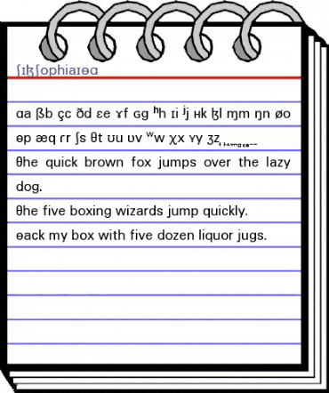 SILSophiaIPA Regular animated font preview SILSophiaIPA Regular animated font preview