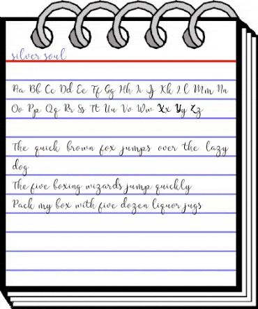 silver soul Regular animated font preview silver soul Regular animated font preview