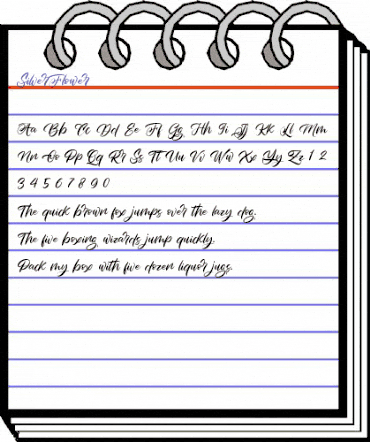 Silver Flower Regular animated font preview Silver Flower Regular animated font preview