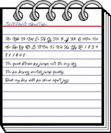 Silver Flower Regular animated font preview Silver Flower Regular animated font preview