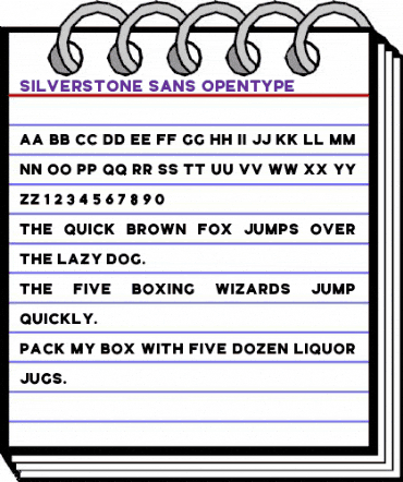 Silverstone Sans Sans animated font preview Silverstone Sans Sans animated font preview
