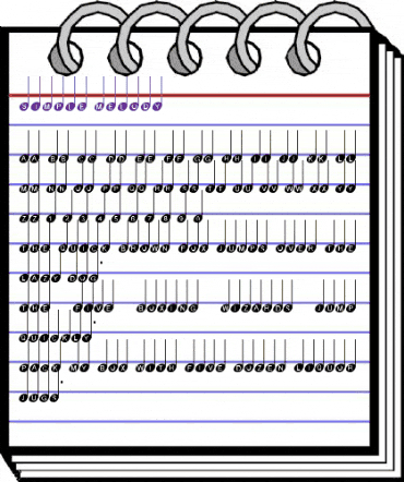 Simple Melody Regular animated font preview Simple Melody Regular animated font preview