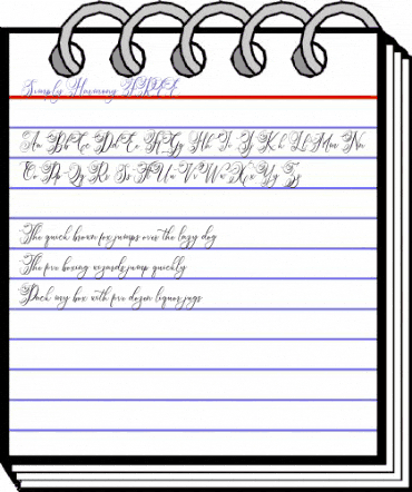 Simply Harmony FREE Regular animated font preview Simply Harmony FREE Regular animated font preview