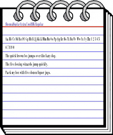 SinemaDisplayExtraCondSSK Regular animated font preview SinemaDisplayExtraCondSSK Regular animated font preview