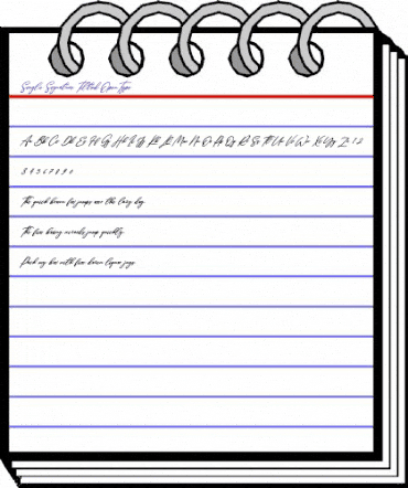 Single Signature Tilted Regular animated font preview Single Signature Tilted Regular animated font preview