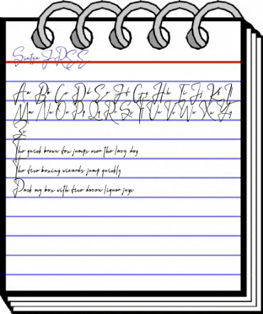 Sintya FREE Regular animated font preview Sintya FREE Regular animated font preview