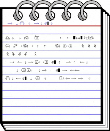 SirucaPictograms Regular animated font preview SirucaPictograms Regular animated font preview