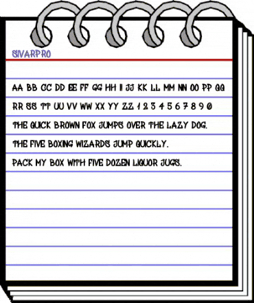 Sivar Pro Regular animated font preview Sivar Pro Regular animated font preview