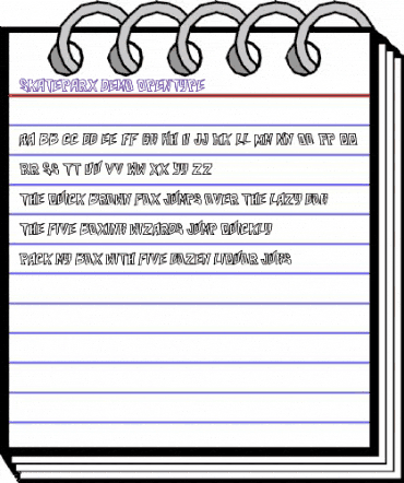 Skateparx - Demo Regular animated font preview Skateparx - Demo Regular animated font preview