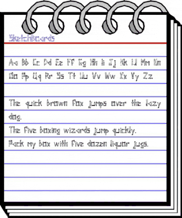SketchBoards Regular animated font preview