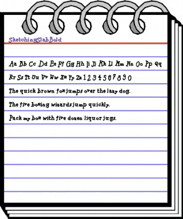 SketchingSlabBold Regular animated font preview SketchingSlabBold Regular animated font preview