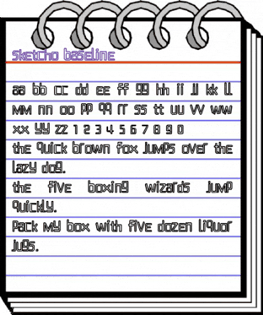 Sketcho Regular animated font preview Sketcho Regular animated font preview