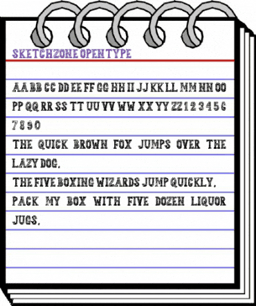 Sketchzone Regular animated font preview Sketchzone Regular animated font preview