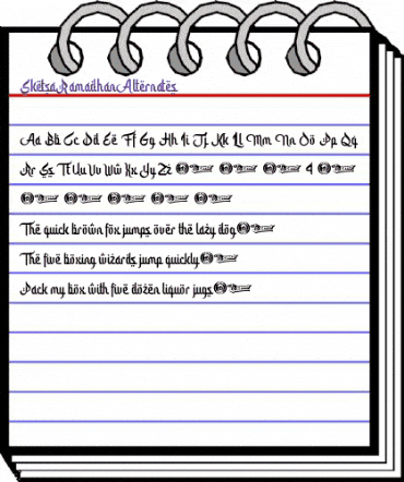 Sketsa Ramadhan Alternates Regular animated font preview Sketsa Ramadhan Alternates Regular animated font preview