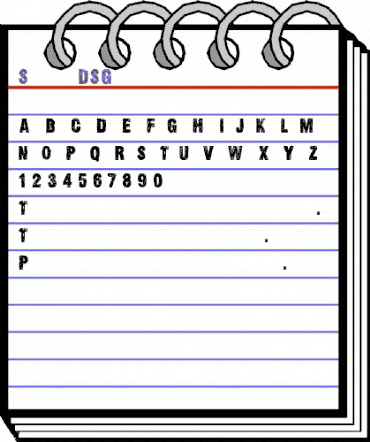 Skizzed DSG Regular animated font preview Skizzed DSG Regular animated font preview