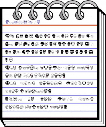 Skullbats Regular animated font preview Skullbats Regular animated font preview