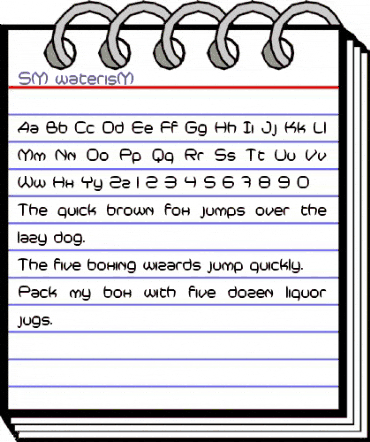 SM_waterisM Regular animated font preview SM_waterisM Regular animated font preview