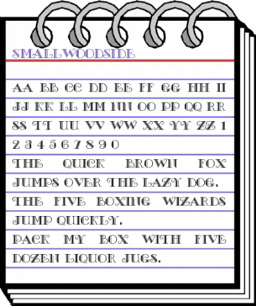 Smallwoo-Normal Regular animated font preview