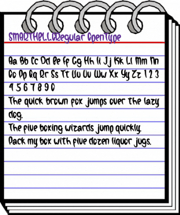 SMART HELLO Regular animated font preview