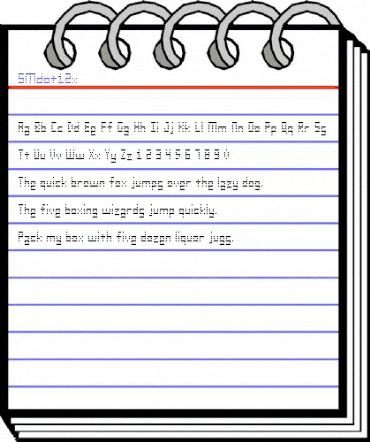 SMdot12x SMdot12x animated font preview