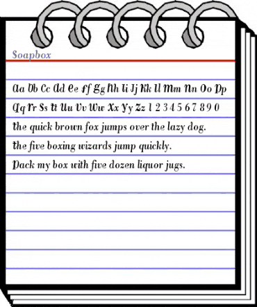 Soapbox Medium animated font preview Soapbox Medium animated font preview