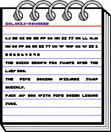 Solaria Rounded animated font preview Solaria Rounded animated font preview