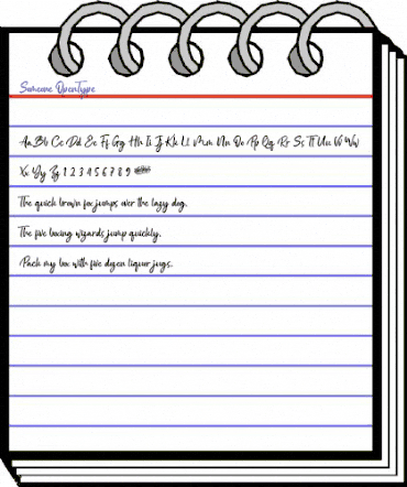 Someone Regular animated font preview