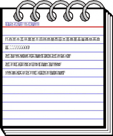 South Venusian Regular animated font preview