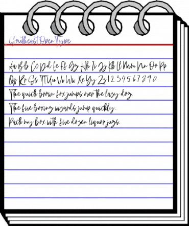 Southeast Regular animated font preview