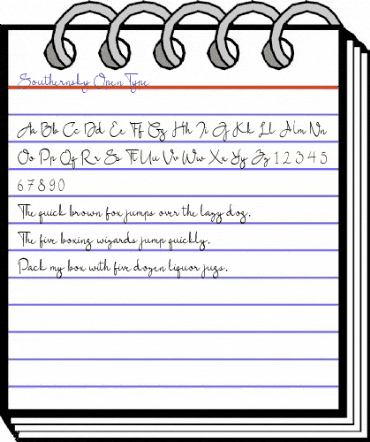 Southernsky Regular animated font preview